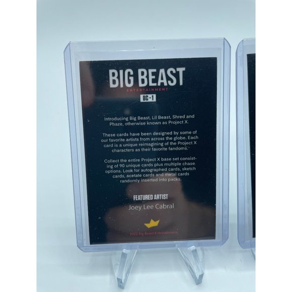 2 BAM Box Big Beast Cards - Series 1 #BC-1 Eleven #d 82/99 (Rare/Uncommon) - Picture 5 of 5